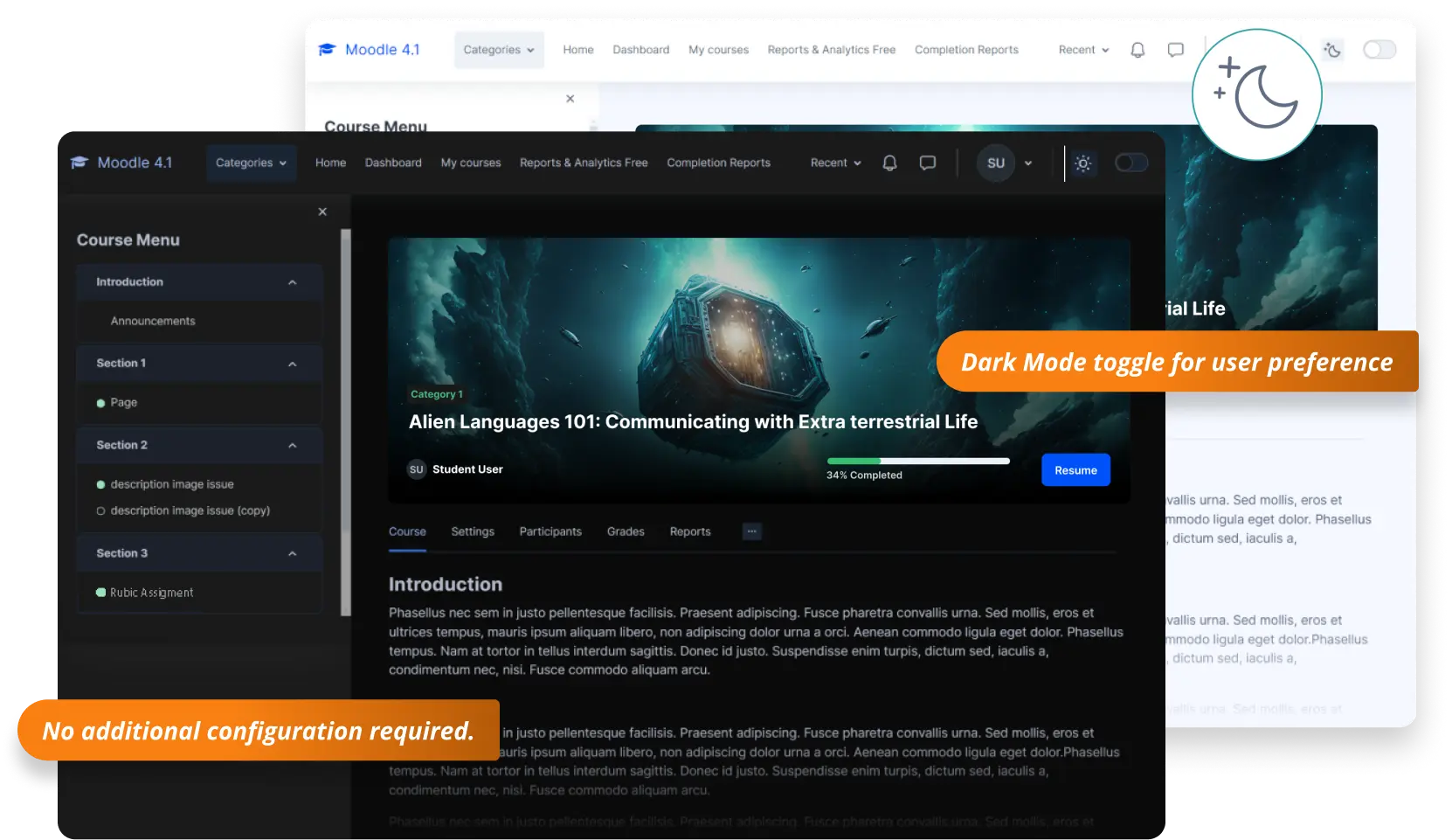 Dark Mode Feature dark mode feature