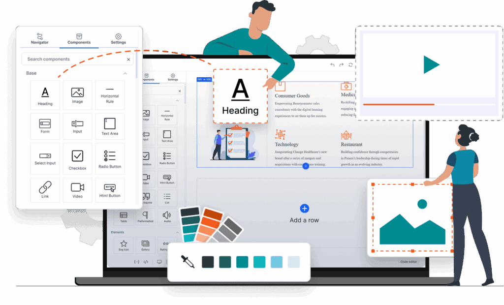 Header Image Page builder for Moodle