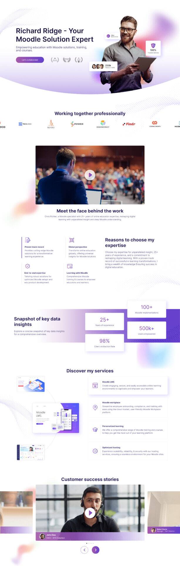 Moodle Expert Homepage